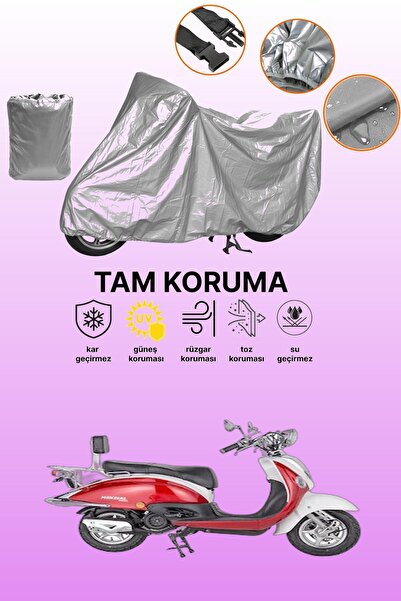 dokaca Gray Tail Bag and Lock Incompatible Mondial 125 Zn Compatible Motorcyc...