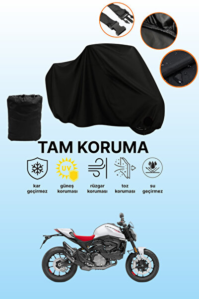dokaca Black Tail Bag and Lock Mismatched Ducati Monster 937 Plus Compatible ...
