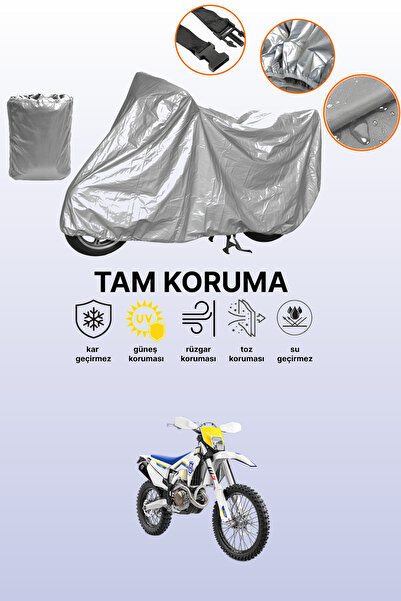 dokaca Gray Rear Bag and Lock Incompatible Husqvarna Fe 450 Compatible Motorc...