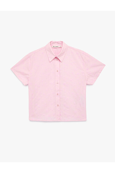 Koton Regular Fit Classic Collar Buttoned Cotton Short Sleeve Shirt