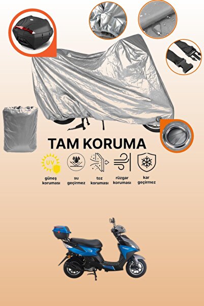 dokaca حقيبة خلفية رمادية اللون ومتوافقة مع قماش الدراجات النارية المتوافق مع...