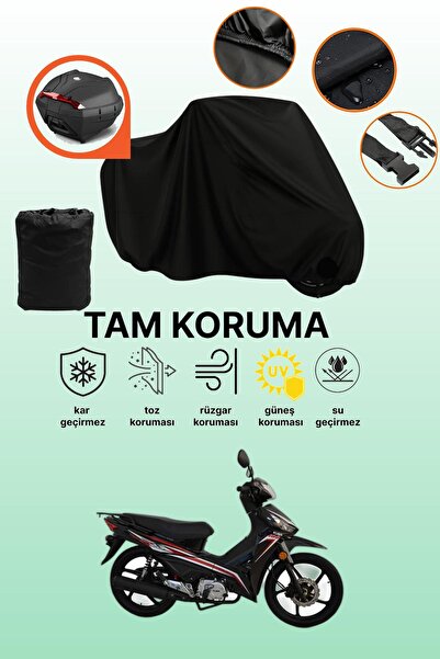 dokaca حقيبة خلفية سوداء متوافقة مع قماش الدراجات النارية المتوافق مع Kuba Re...