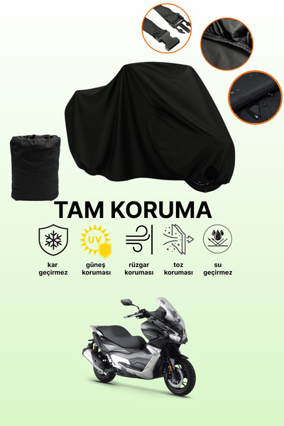 dokaca Black Tail Bag and Lock Mismatched Rks Blade 250 Compatible Motorcycle...