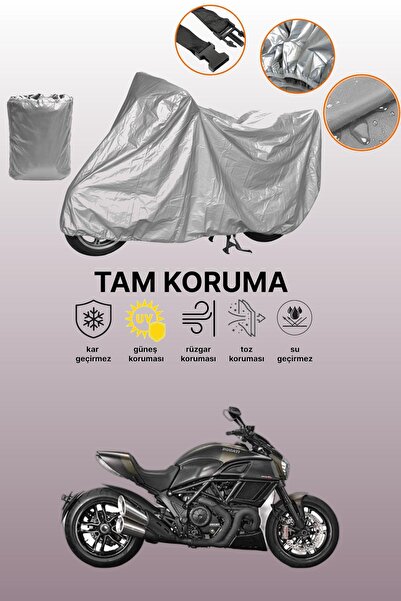 dokaca حقيبة خلفية رمادية اللون وقماش دراجة نارية متوافق مع دوكاتي ديافيل كاربون