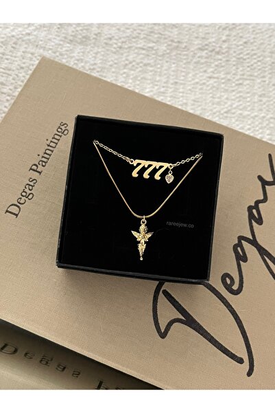 RAREE 777 ve melek kolye seti hediyelik