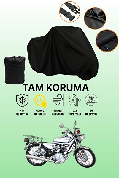 dokaca حقيبة خلفية سوداء وقماش متوافق مع دراجة نارية كوبا تشيتا 100