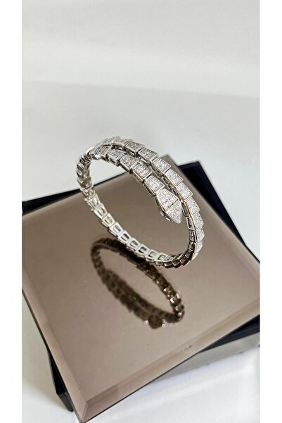 Nora Serpent Bilezik Silver