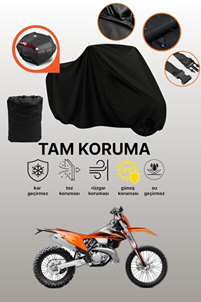 dokaca حقيبة خلفية سوداء متوافقة مع KTM 250 EXC TPI، قماش متوافق مع الدراجات ...