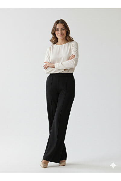 mj style Women's Elastic Waist Modal Pants