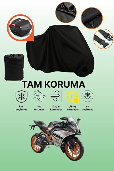 dokaca حقيبة خلفية سوداء متوافقة مع قماش الدراجات النارية المتوافق مع KTM 250...