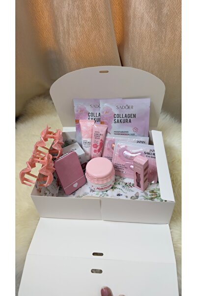 She New Year Pink Glow & Self-Care Bundle – 10 Essentials | Gift Box