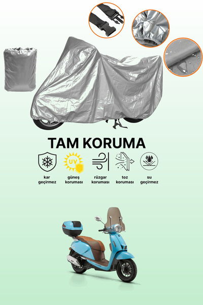 dokaca Gray Tail Bag and Lock Incompatible Rks Ltr 125 Compatible Motorcycle ...
