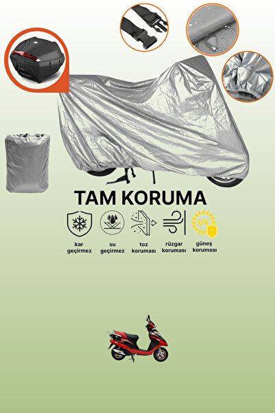 dokaca Mondial 125 Urt Compatible Motorcycle Tarpaulin Compatible with Grey R...