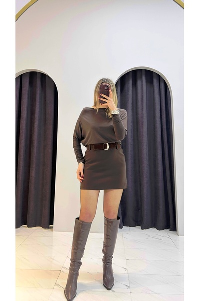 MERVENS Kemer Aksesuarlı Etek