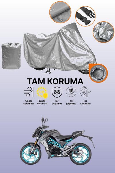 dokaca غطاء محرك متوافق مع CFmoto 150NK متوافق مع القفل الرمادي