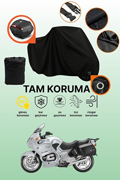dokaca Black Tail Bag and Lock Compatible Bmw R 1150 Rt Compatible Motorcycle...