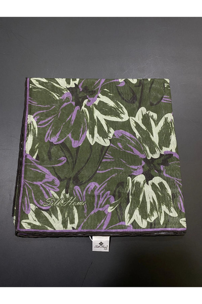 Silk Home Soft Cotton Scarf with Pattern 2312-11