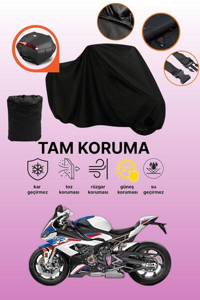 dokaca Black Rear Bag Compatible with Bmw S 1000 Rr Race Compatible Motorcycl...