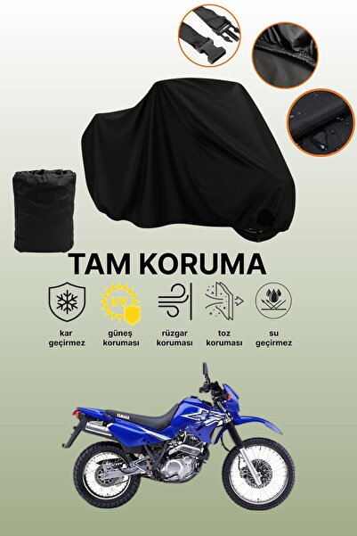 dokaca حقيبة خلفية سوداء وقفل غير متوافقة مع ياماها XT 600 E متوافقة مع قماش ...