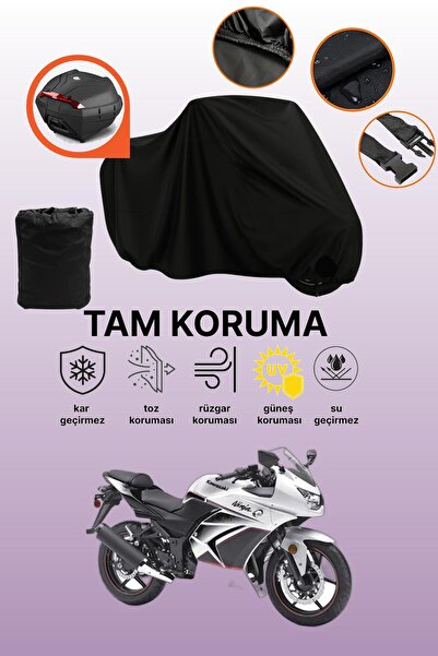 dokaca قماش دراجة نارية متوافق مع كاواساكي نينجا 250R متوافق مع الحقيبة الخلف...