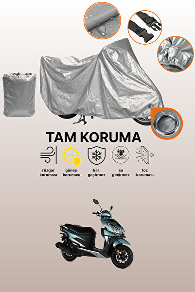 dokaca Rks Vrs 125 Compatible Engine Tarpaulin Compatible with Gray Lock