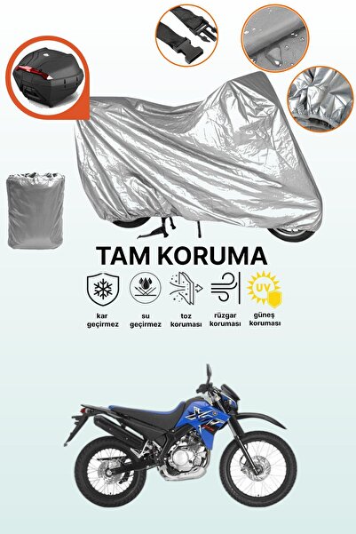 dokaca غطاء محرك متوافق مع ياماها XT 125 R متوافق مع الحقيبة الخلفية باللون ا...