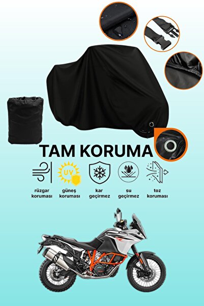 dokaca مظلة دراجة نارية متوافقة مع KTM 1090 Adventure R متوافقة مع القفل الأسود