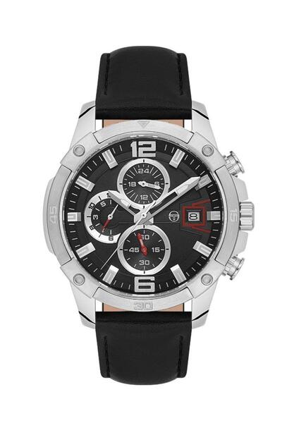 Sergio Tacchini St.1.10453-2 Leather Cord Functions Active Black Color Men's ...