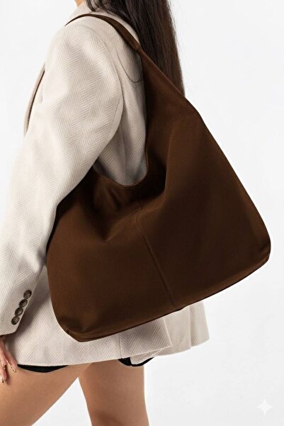 Mortanya Milas Premium Large Size Suede Women's Shoulder Bag