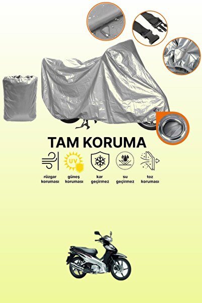 dokaca غطاء محرك متوافق مع هوندا ويف 110 متوافق مع غطاء المحرك باللون الرمادي