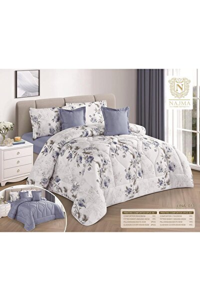 NAJMA Luxurious double-sided microfiber bedspread set, 8 pieces, 250*230 cm