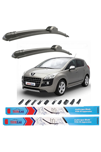 TEAMCAR Wipers Peugeot 3008 I pre-FL 2009–2013 – Front set