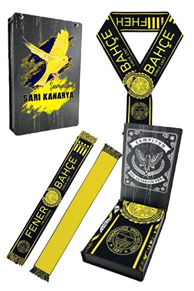 Fenerbahçe Unisex the Legend since 1907 Woven Scarf Uv Gift Box