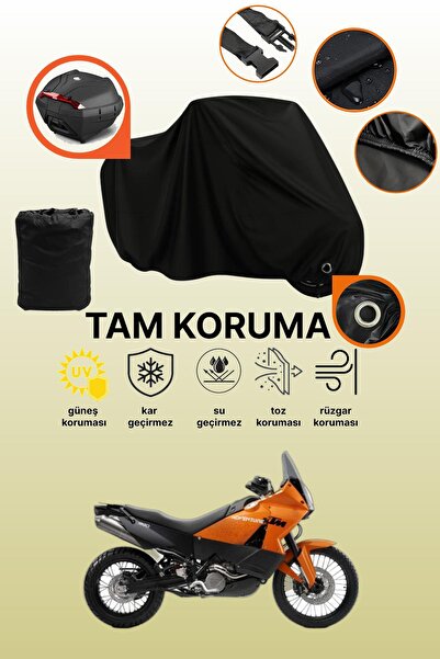 dokaca حقيبة خلفية سوداء وقفل متوافقان مع قماش الدراجات النارية المتوافق مع K...