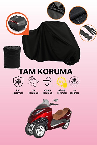 dokaca حقيبة خلفية سوداء متوافقة مع قماش الدراجة النارية المتوافق مع يوكي YB2...