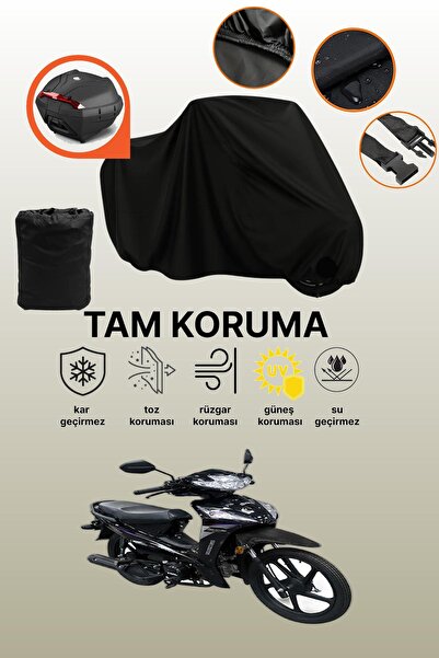 dokaca مظلة دراجة نارية متوافقة مع كينج موتور KR-50 بيرن متوافقة مع حقيبة الخ...