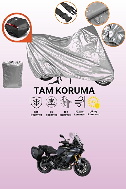 dokaca حقيبة خلفية رمادية متوافقة مع ياماها تريسر 9 جي تي+ متوافقة مع قماش ال...