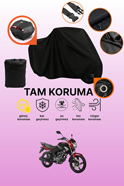 dokaca غطاء دراجة نارية متوافق مع Kuba TK 03 من Black Lock، غطاء واقي