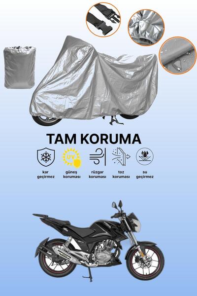 dokaca Gray Tail Bag and Lock Non-Compatible Mondial 150 Z-One Compatible Mot...