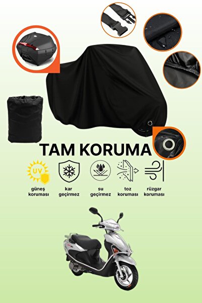 dokaca Black Rear Bag and Lock Compatible Rks Rs 100 Compatible Motorcycle Ta...