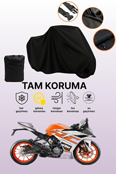 dokaca Black Tail Bag and Lock Incompatible Ktm 125 Rc Compatible Motorcycle ...