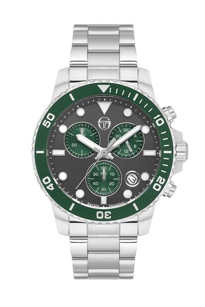 Sergio Tacchini St.1.10445-4 Movable Bezel Functions Active Water Resistant M...