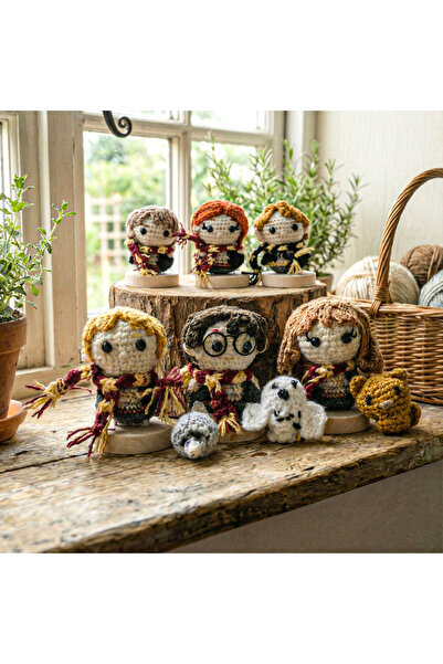 SLECrochet Amigurumi Harry Potter Karakterleri - El Örgüsü Anahtarlık ve Arab...