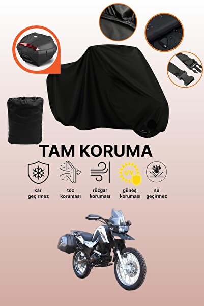 dokaca Rks Winner 200 Compatible Motorcycle Tarpaulin Compatible with Black R...