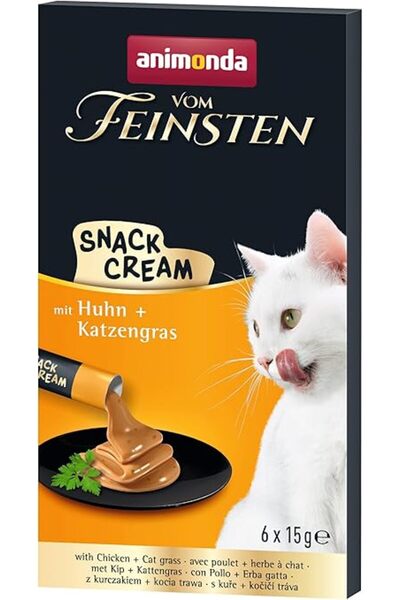 Animonda Snack Carny Tavuklu Ve Kedi Otlu Sıvı Kedi Ödül Maması 15 Gr 6 Adet