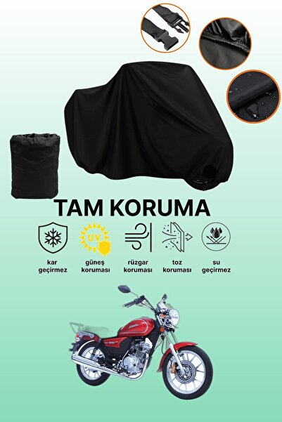 dokaca حقيبة خلفية سوداء وقماش دراجة نارية متوافق مع كانوني بورا 125