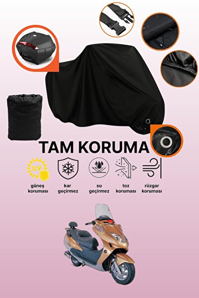 dokaca حقيبة خلفية سوداء وقماش دراجة نارية متوافق مع قفل متوافق مع ستيل موتور...