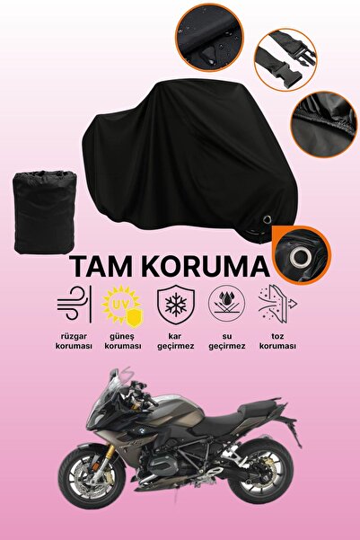 dokaca مظلة دراجة نارية متوافقة مع BMW R 1200 RS متوافقة مع القفل الأسود