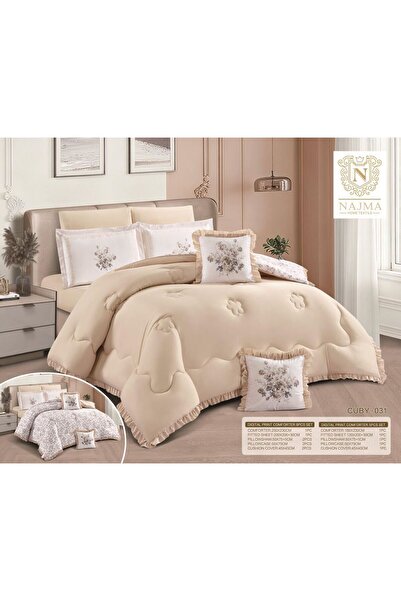 NAJMA Wisal Summer Bedspread Set, Double Size, 8 Pieces, Double-Sided ⭐️ With...