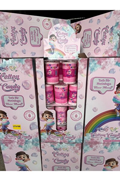 Cotton Candy PAMUK ŞEKER BARDAK BÜYÜK BOY 50 GR (36 adet) KİMYASAL RENKLENDİR...